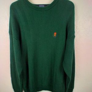 Y2k chaps Ralph Lauren cable knit men's sweater L
